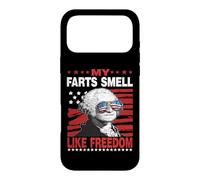 Carcasa para iPhone 17 Pro MAX My Farts Smell Like Freedom 4th of July George Washington