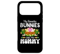 Carcasa para iPhone 17 Pro MAX My Favorite Bunnies Call Me Mummy - Conejito de Pascua para niños y niñas