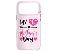 Carcasa para iPhone 17 Pro MAX My First Mothers Day Outfit Mommy 1st Time Mom Happy Mother