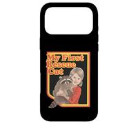 Carcasa para iPhone 17 Pro MAX My First Rescue Cat Divertido Humor Oscuro Adulto Hilarante Vintage