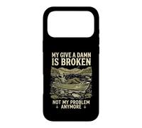 Carcasa para iPhone 17 Pro MAX My Give A Damn Is Broken Funny Retirement Fishing Dad