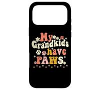 Carcasa para iPhone 17 Pro MAX My Grandkids Have Paws Funny Pet Dog Cat Grandma Grandmother