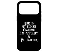 Carcasa para iPhone 17 Pro MAX My Human Costume Philosopher Costume For Philosophy Books