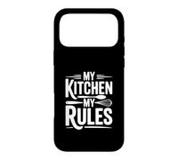 Carcasa para iPhone 17 Pro MAX My Kitchen My Rules Funny Cooking Chef Cita