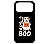 Carcasa para iPhone 17 Pro MAX My Lab is my Boo - Divertido y Lindo gráfico de Perro Fantasma de Halloween