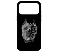 Carcasa para iPhone 17 Pro MAX My Mom Said I Am a Baby Cane Corso Dog Mommy Día de la Madre