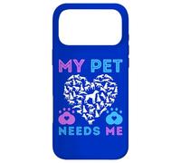 Carcasa para iPhone 17 Pro MAX My Pet Needs Me Suicide Apoyo Emocional Mascotas Perro Niño Niña
