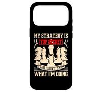 Carcasa para iPhone 17 Pro MAX My Strategy Is Top Secret Even I Don't Know What Im Doing