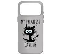 Carcasa para iPhone 17 Pro MAX My Therapist Gave Up Mi Terapeuta Se Rindió Gato Divertido