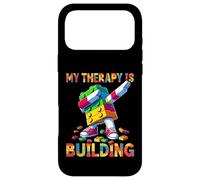 Carcasa para iPhone 17 Pro MAX My Therapy Is Building Funny Master Builder Dabbing
