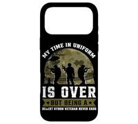 Carcasa para iPhone 17 Pro MAX My Time In Uniform Is Over But Being a Desert Storm Vetera