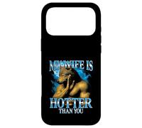 Carcasa para iPhone 17 Pro MAX My Wife Is Hotter Than You Funny Bootleg Papá Marido Lobo