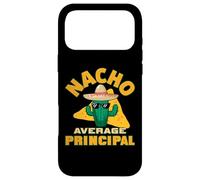 Carcasa para iPhone 17 Pro MAX Nacho Promedio Principal Funny Jefe De Escuela Broma Juego De Palabras De Palabra