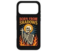 Carcasa para iPhone 17 Pro MAX Nacido de Las Sombras, Christian Faith, Gothic Skeleton Christcore