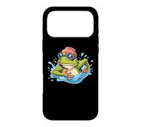 Carcasa para iPhone 17 Pro MAX Nadador Agua Piscina Buceo Anfibio Salto Natación Rana