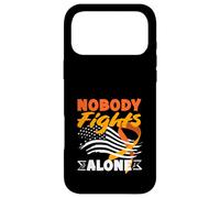 Carcasa para iPhone 17 Pro MAX Nadie Lucha Solo Conciencia sobre el TDAH Bandera Americana Patriótica