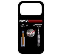 Carcasa para iPhone 17 Pro MAX NASA Artemis Apollo Luna Misión SLS Saturn V