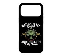 Carcasa para iPhone 17 Pro MAX Nature Is My Religion Earth Is My Church Native American Day