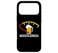 Carcasa para iPhone 17 Pro MAX Necesito Cerveza Funny Quote Saying Spanish Beer Lover