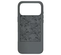 Carcasa para iPhone 17 Pro MAX Negro Fresa Hada Grunge Goblincore Estética EMO Goth