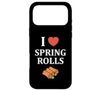 Carcasa para iPhone 17 Pro MAX Nem Food Funny Simple Quote I Love Spring Rolls