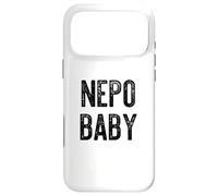 Carcasa para iPhone 17 Pro MAX NEPO Baby Funny Nepotismo Rich Privilegiado Kid Fun Meme