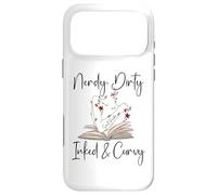 Carcasa para iPhone 17 Pro MAX Nerdy Dirty Inked & Curvy Book Smut Reader Tattooed Bookworm