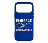 Carcasa para iPhone 17 Pro MAX Neurodiversidad Rainbow Infinity Butterfly TDAH Autismo
