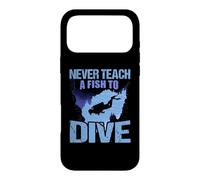 Carcasa para iPhone 17 Pro MAX Never Teach A Fish To Dive Scuba Dive Diver Diving