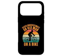 Carcasa para iPhone 17 Pro MAX Never Underestimate a Old Man On A Bike
