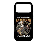 Carcasa para iPhone 17 Pro MAX Never Underestimate an Old Man with A Bass Guitar Player Dad