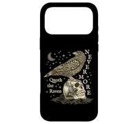 Carcasa para iPhone 17 Pro MAX Nevermore Cuervo Edgar Allan PoE Dark Academia Novelas de espectáculo