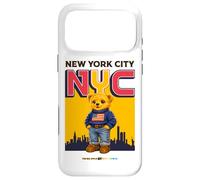 Carcasa para iPhone 17 Pro MAX New York City NY Teddy Bear - Urban Bear with American Style