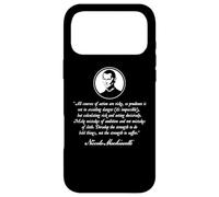 Carcasa para iPhone 17 Pro MAX Niccolò Maquiavelo Italiano Florencia Política Renacimiento