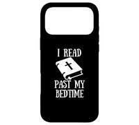 Carcasa para iPhone 17 Pro MAX Night-Time Bible Reader I Read Past My Bedtime Prayer