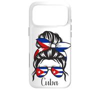 Carcasa para iPhone 17 Pro MAX Niña Cubana Cuba arraiga la Bandera de Cuba