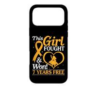 Carcasa para iPhone 17 Pro MAX Niña luchó y ganó 7 años sin cáncer Leucemia Kid Warrior