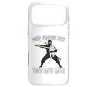 Carcasa para iPhone 17 Pro MAX Ninja con Gato Cuando Alguien Dice Que Odia a los Gatos