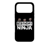 Carcasa para iPhone 17 Pro MAX Ninjas Cumpleaños Negros Cumpleaños Ninja