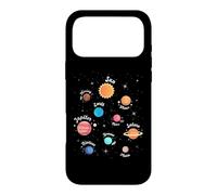 Carcasa para iPhone 17 Pro MAX Niños Sistema Solar Planetas Espacio Ultraterrestre Ciencia del Conocimiento