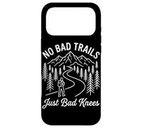 Carcasa para iPhone 17 Pro MAX No Bad Trails Just Bad Knees Funny Mountain Senderismo Caminata