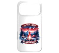 Carcasa para iPhone 17 Pro MAX No City Lights Just Camp Noches Fuego Senderismo Naturaleza