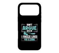 Carcasa para iPhone 17 Pro MAX No discutas Conmigo Congelo Vidas para Vivir Una Enfermera de FIV