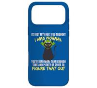 Carcasa para iPhone 17 Pro MAX No es mi Culpa Que pensaras Que era un dragón Gato Divertido Normal