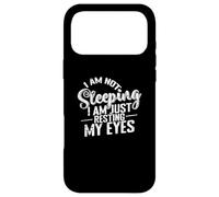 Carcasa para iPhone 17 Pro MAX No Estoy durmiendo, Solo Estoy descansando mis Ojos