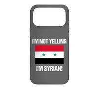 Carcasa para iPhone 17 Pro MAX No Estoy Gritando la Bandera del país Sirio Siria