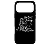 Carcasa para iPhone 17 Pro MAX No Golf Today Funny Sad Stickman Golfer Golfers