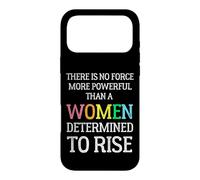 Carcasa para iPhone 17 Pro MAX No Hay Fuerza más poderosa Que un Ascenso Determinado por una Mujer