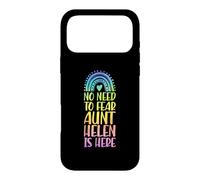 Carcasa para iPhone 17 Pro MAX No Hay por qué temer: la tía Helen está aquí. Nombre: Rainbow Auntie