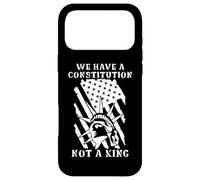 Carcasa para iPhone 17 Pro MAX No Kings America We Have a Constitution Not a King Protest